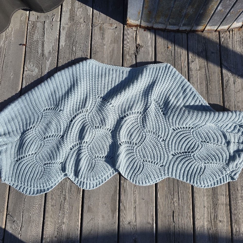 moon & madison Light Blue Knit Sweater